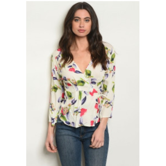 Spring Time Floral Blouse - Picture 8 of 8
